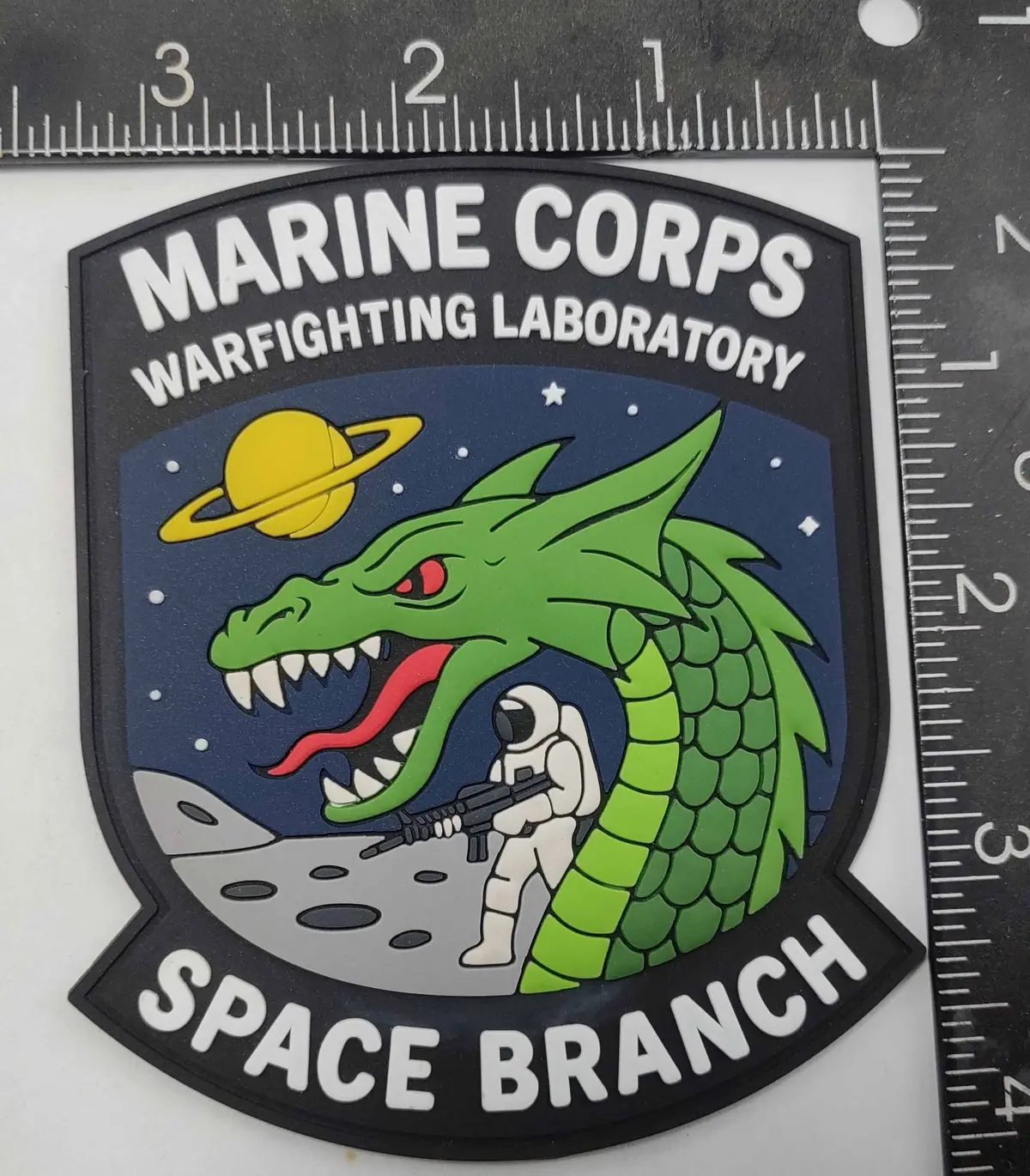 Officially Licensed Usmc Warfighting Lab Space Branch Pvc Patch 1