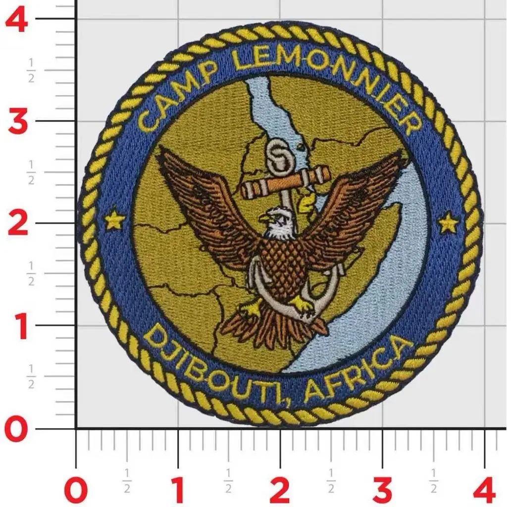 Officially Licensed Usmc Camp Lemonnier Patch 1