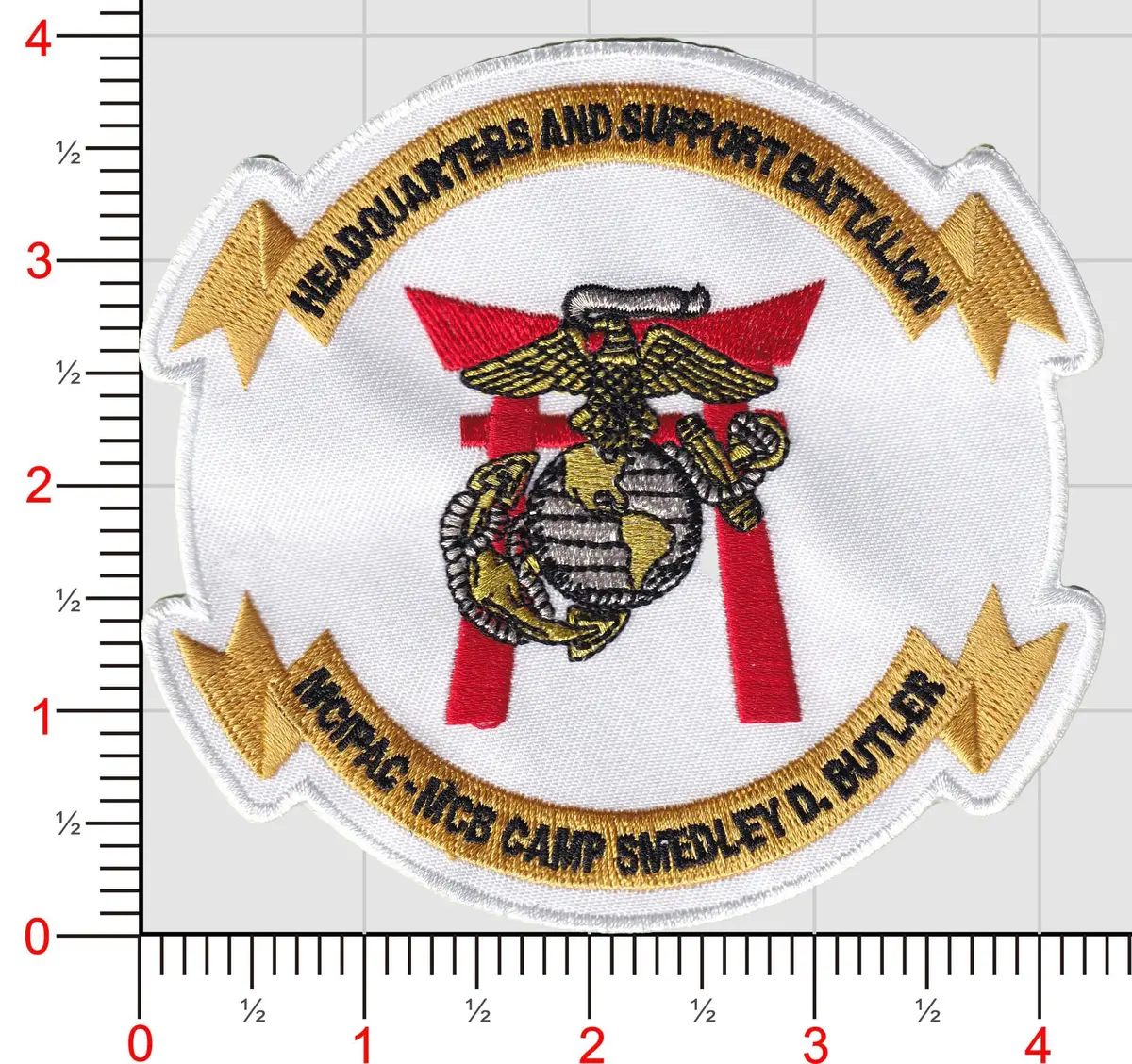 Officially Licensed Usmc H&Hs Mcipac Camp Smedley Butler Patch (B) 1