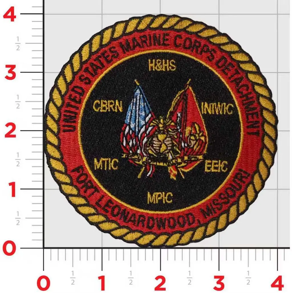 Officially Licensed Usmc Detachment Fort Lenoardwood Mo Patch 1