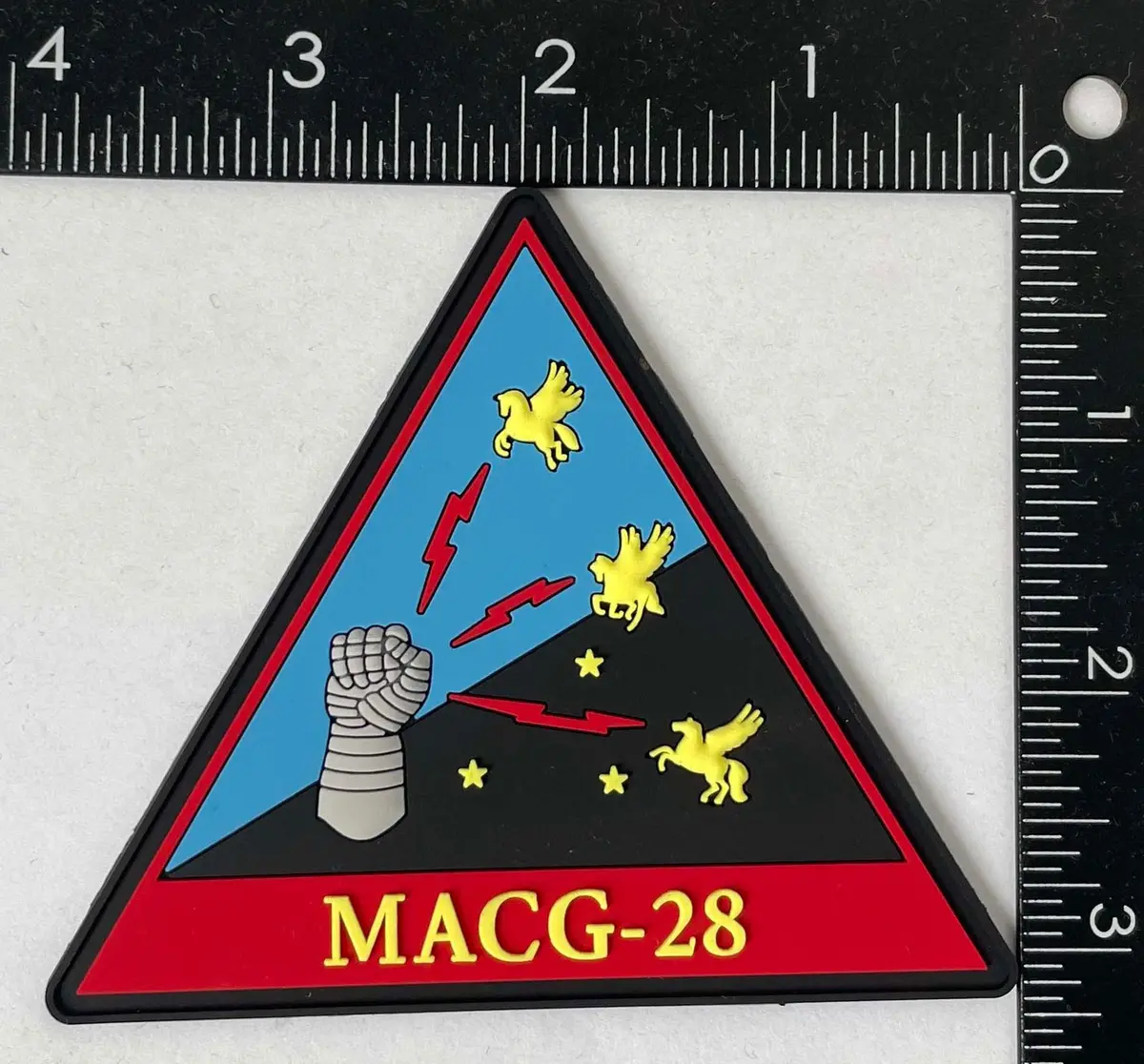 Officially Licensed Usmc Macg-28 Pvc Patch 1