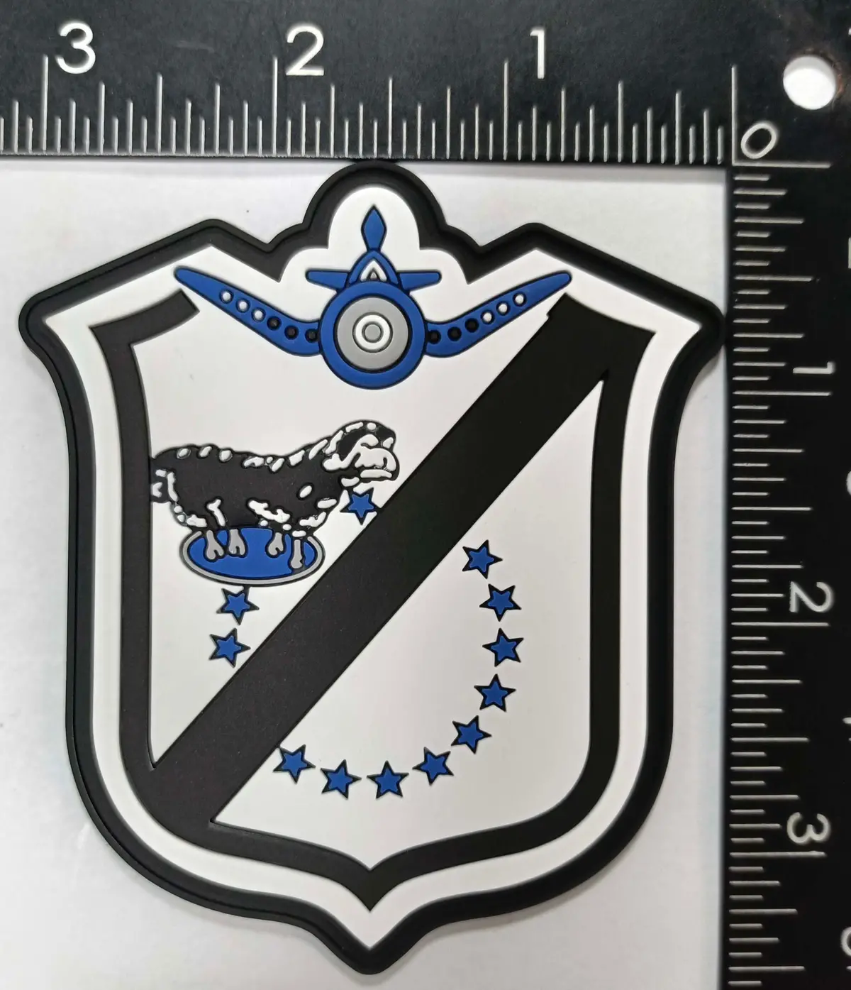 Officially Licensed Usmc Vmfa-214 Blacksheep Squadron Pvc Patch 1