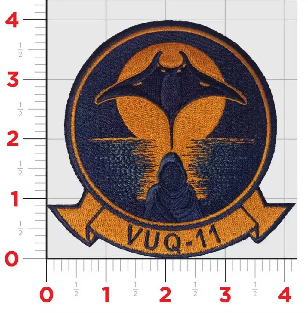 Officially Licensed Us Navy Vuq-11 Manta Wraiths Squadron Patch 1