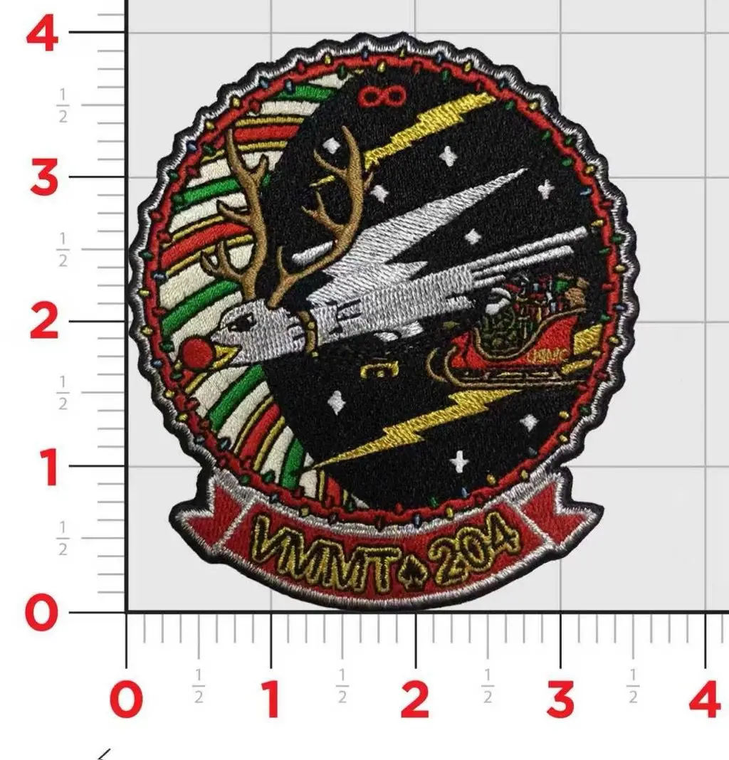 Official Vmmt-204 Raptors Christmas Patch 1