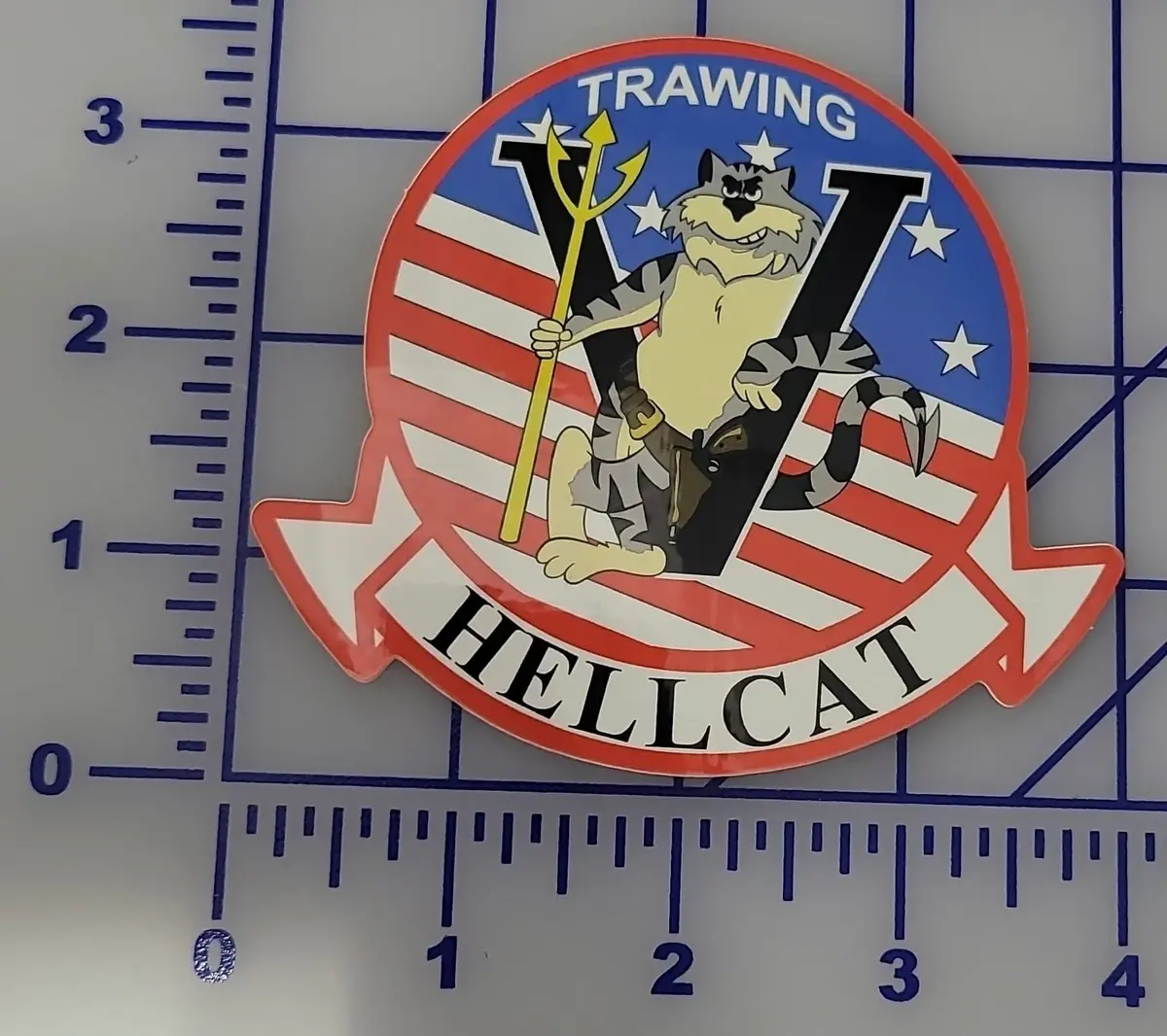 Officially Licensed Us Navy Trawing 5 Training Wing Five Project Hellcat Sticker 1