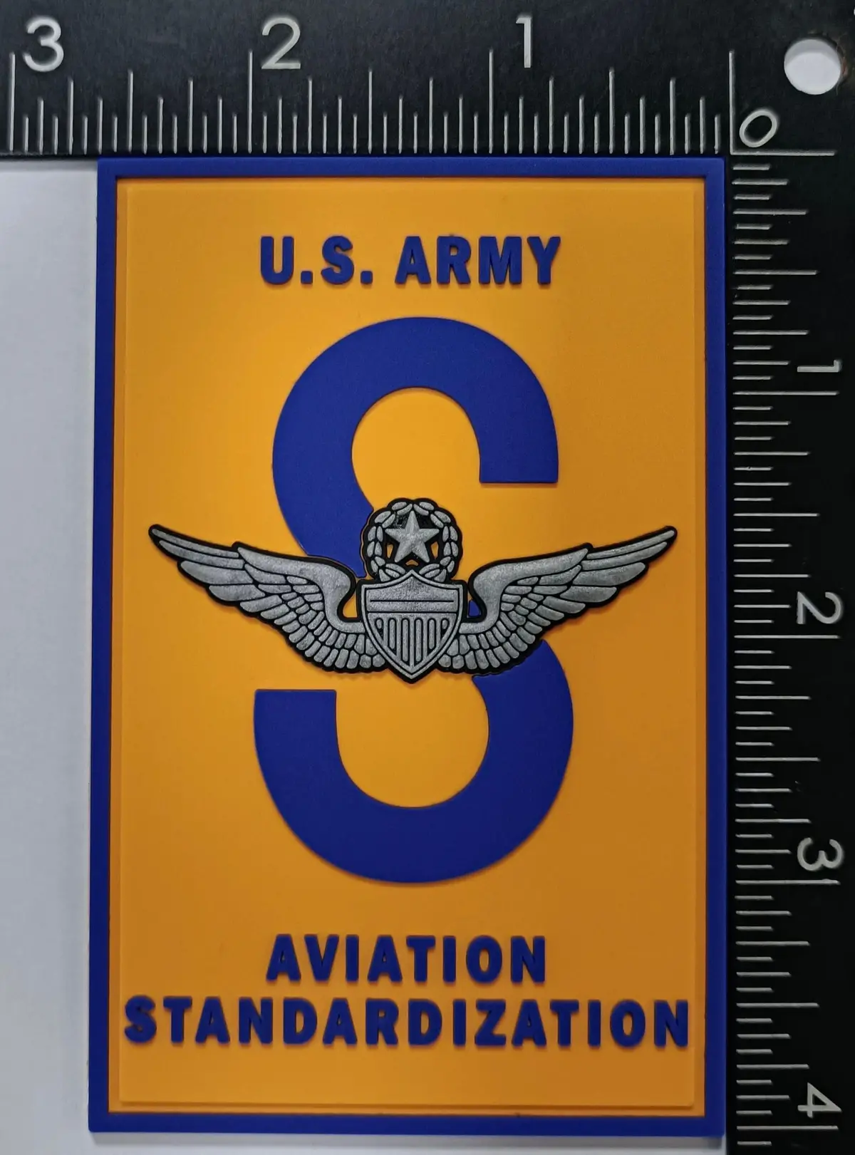 Official Us Army Aviation Standardization Pvc Patch 1