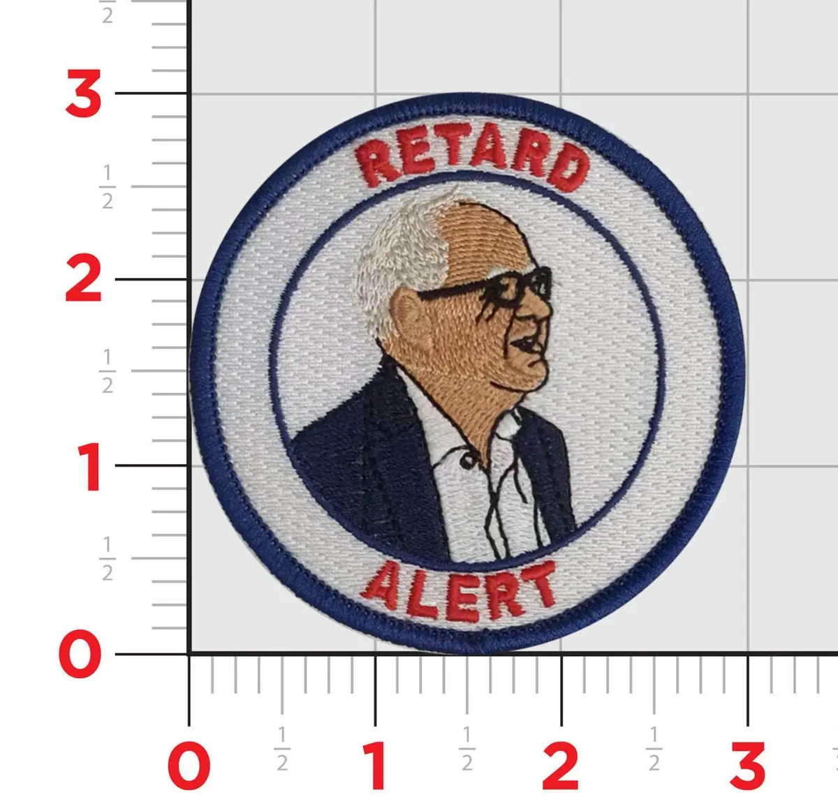 Tim Walz Retard Alert Patch (W) 1