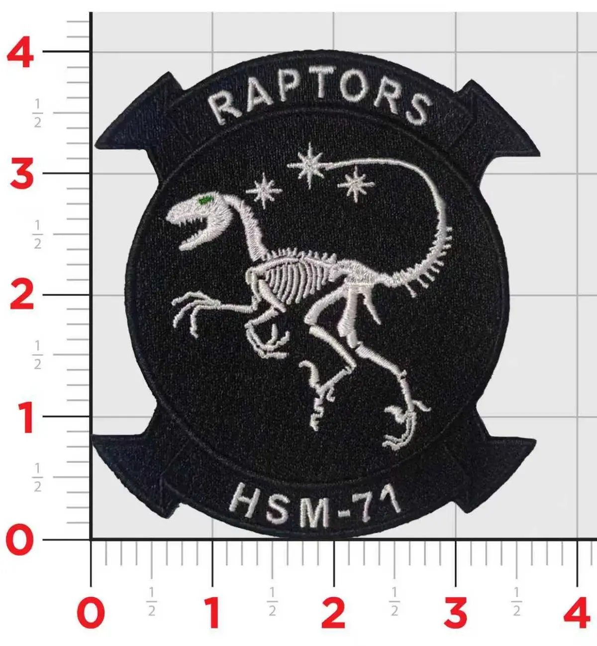 Officially Licensed Us Navy Hsm-71 Raptors Throwback Patches And Name Tags 1