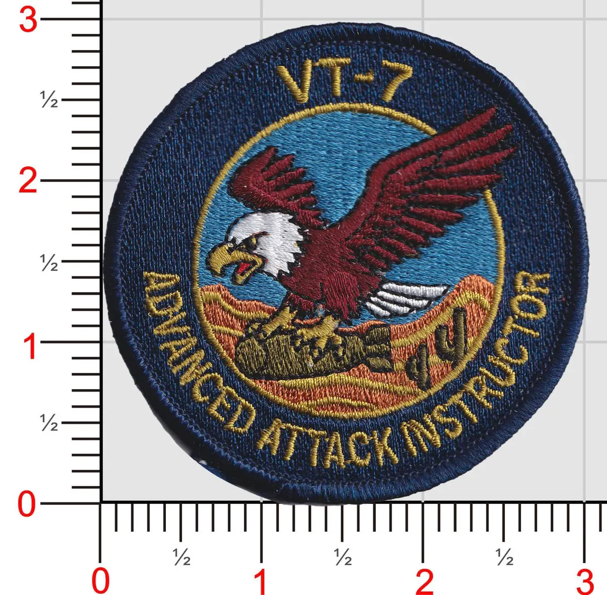 Official Vt-7 Eagles Attack Instructor Shoulder Patches 2