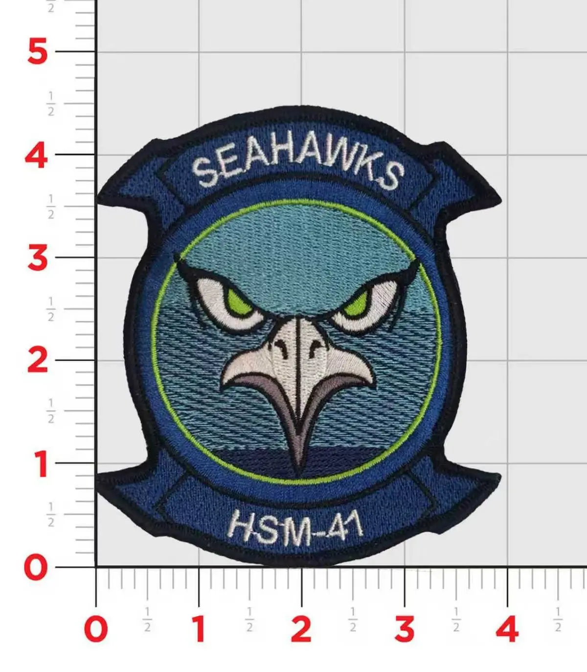 Officially Licensed Us Navy Hsm-41 Seahawks Squadron Patch 1