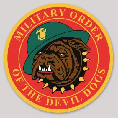 Officially Licensed Military Order Of The Devil Dogs Sticker 1