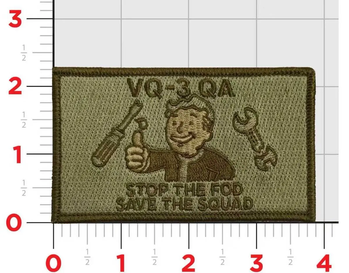 Official Vq-3 Quality Assurance Qa Fod Patch 1