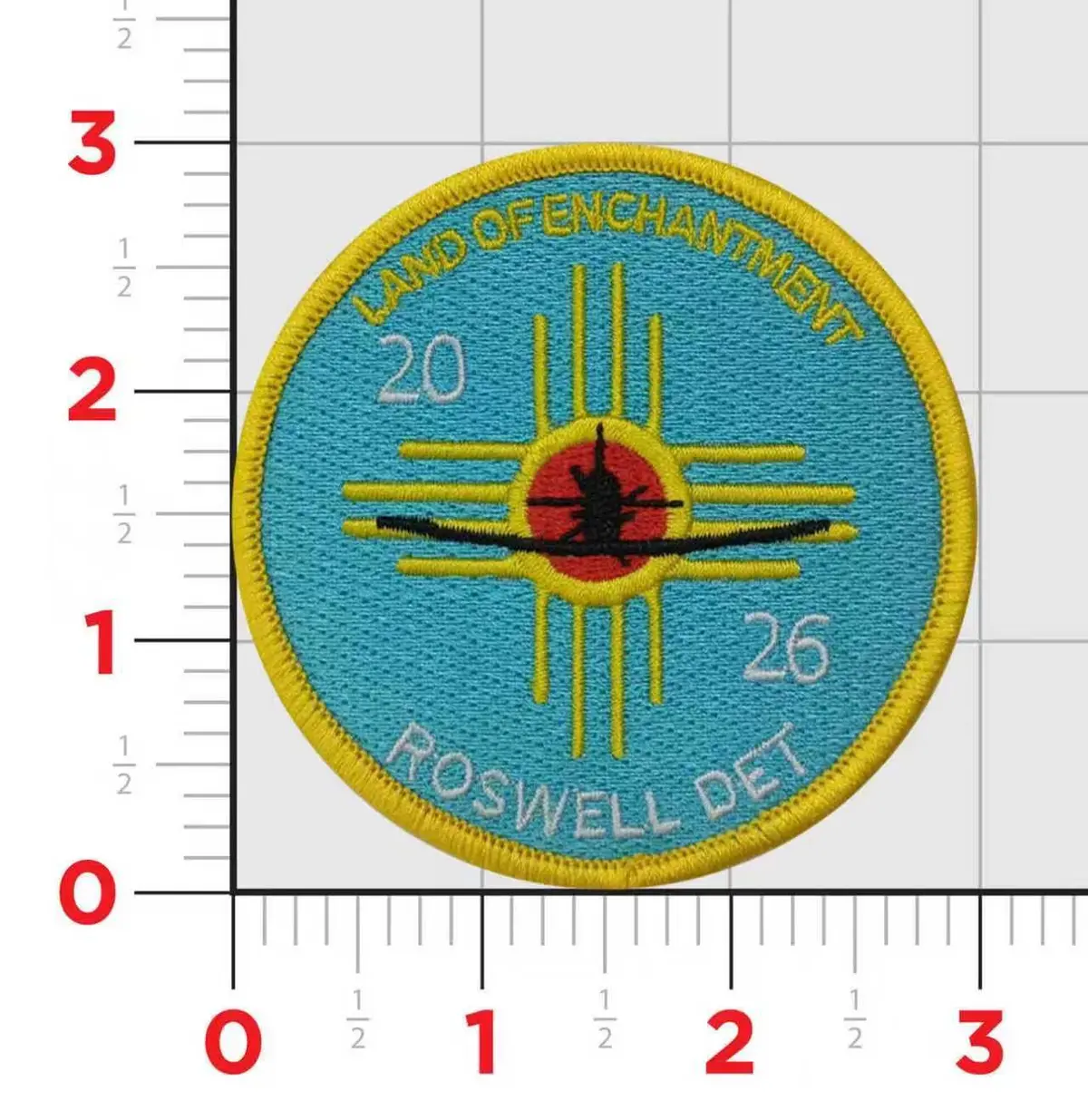 Official Vt-28 Rangers Roswell Det Shoulder Patch 1