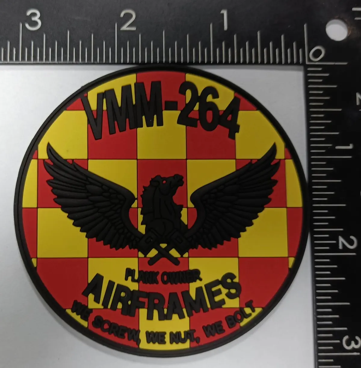 Official Vmm-264 Airframes Plank Owner Pvc Patch 1