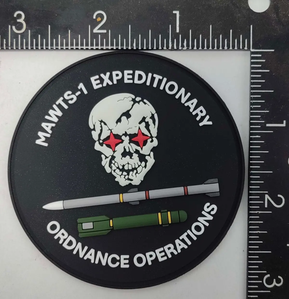 Official Mawts-1 Expeditionary Ordnance Pvc Glow Patch 1