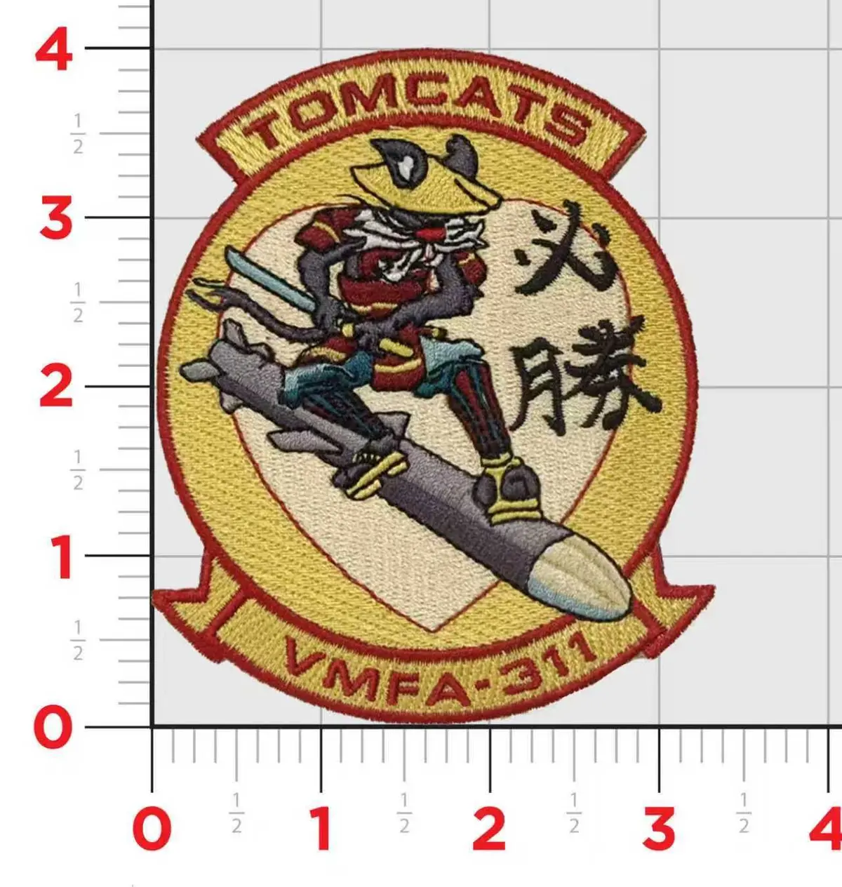 Official Vmfa-311 Tomcats Japan Det Patches 1