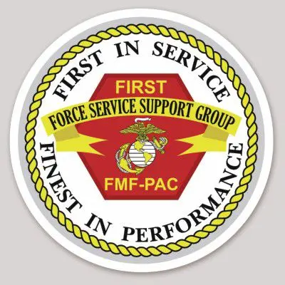 Officially Licensed Usmc 1St Force Service Support Group Fssg Sticker 1