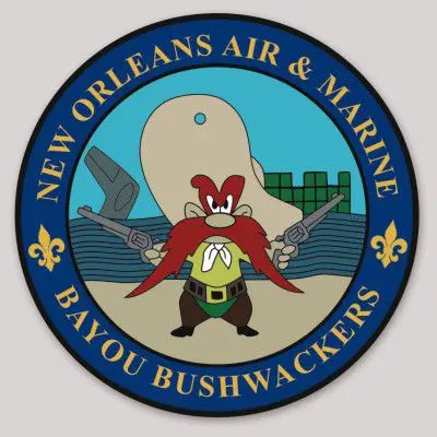 Official Cbp New Orleans Air & Marine Bayou Bushwackers Sticker 1