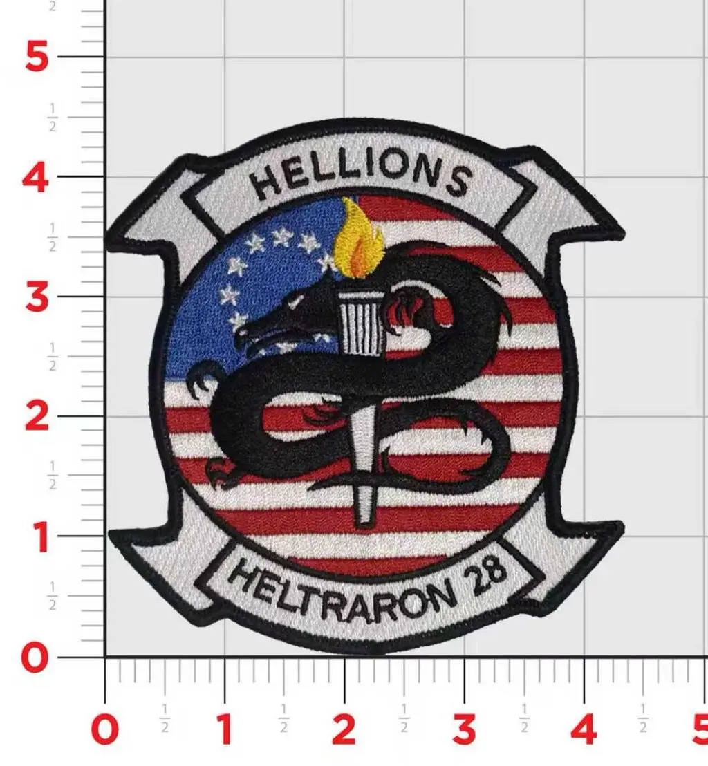 Official Ht-28 Hellions 4Th Of July America 250Th Anniversary Squadron Patch And Name Tag 1