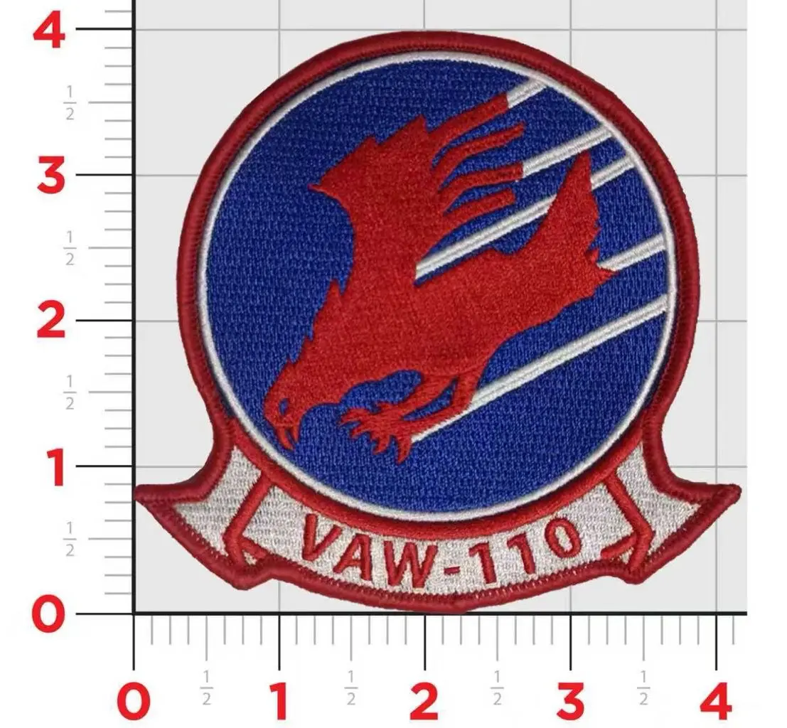 Officially Licensed Us Navy Vaw-110 Firebirds Squadron Patch 1