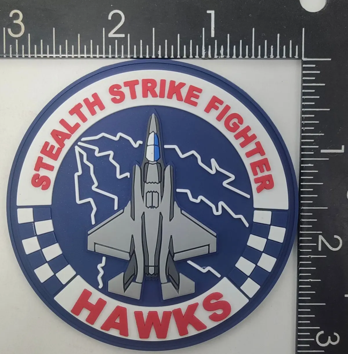 Official Vmfa-533 Hawks F-35 Pvc Shoulder Patch 1