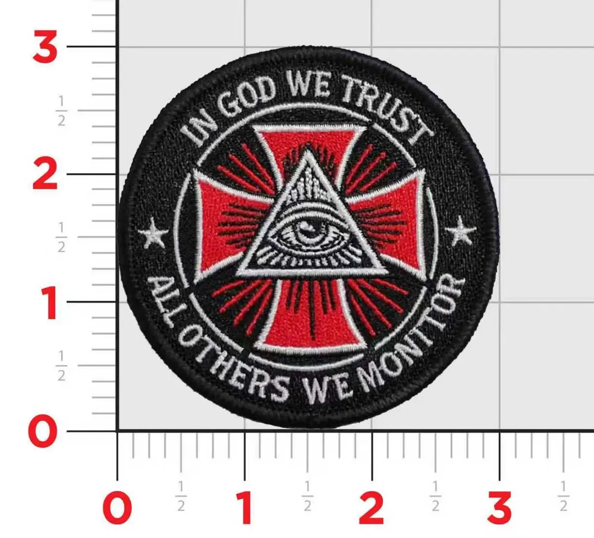 Knight Templar In God We Trust All Others We Monitor Patch 1