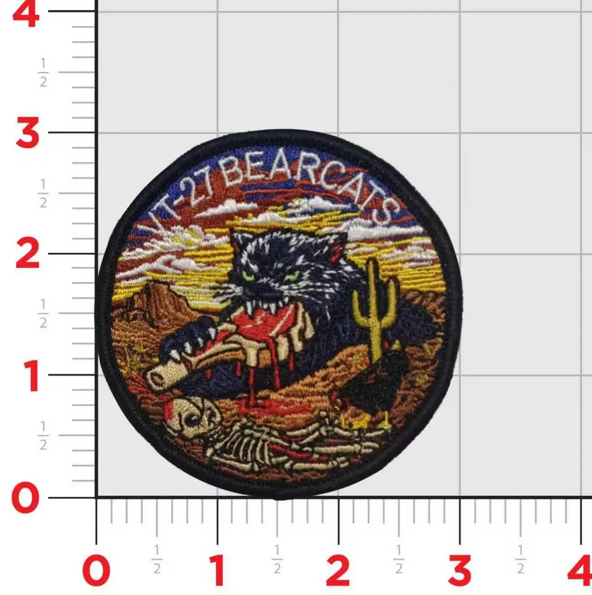 Official Vt-27 Bearcats Shoulder Patch 1