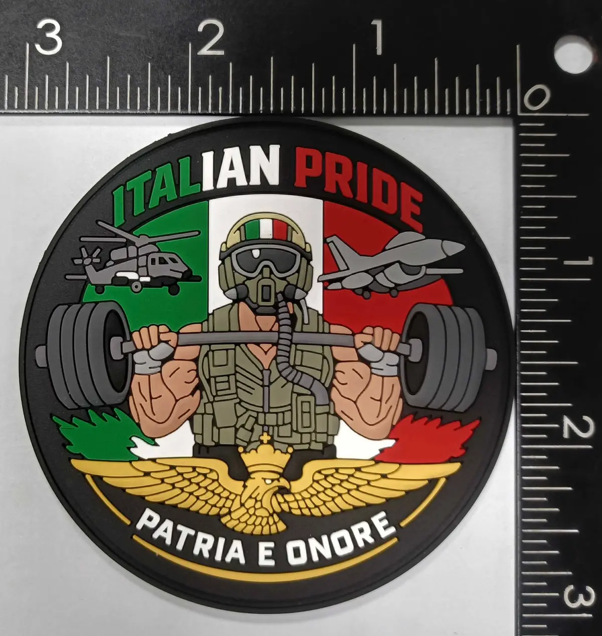 Official Italian Pride Pvc Patch 1