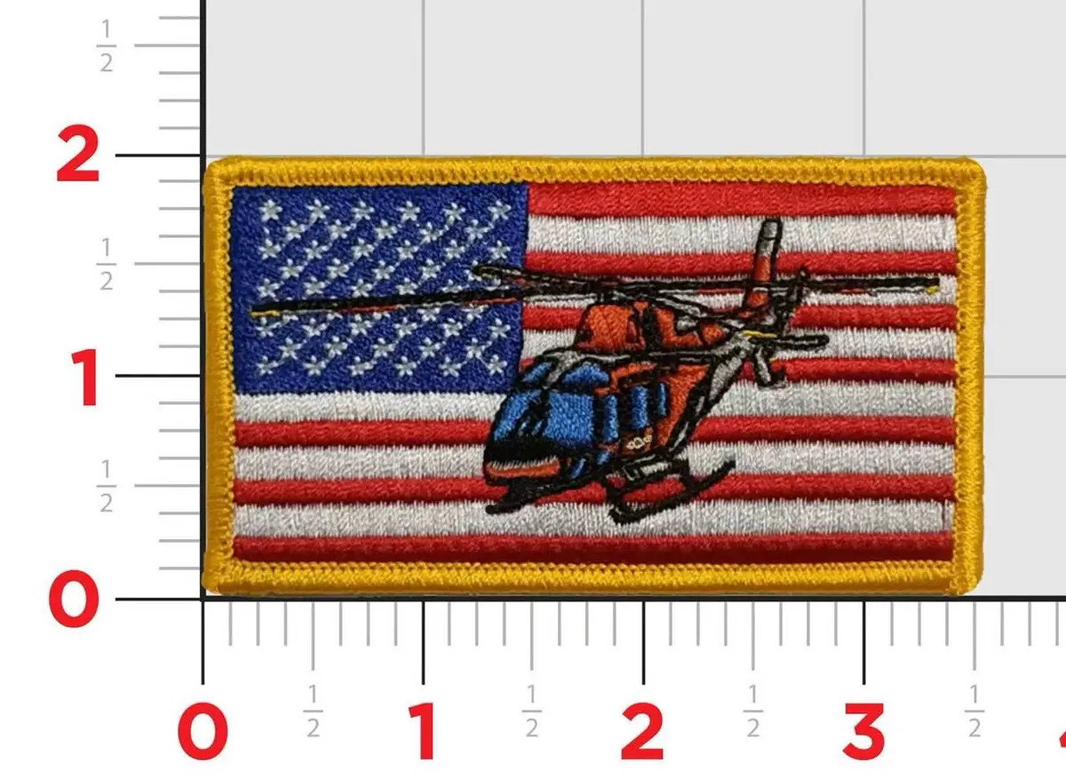 Th-73 Thrasher Us Flag Patch 1