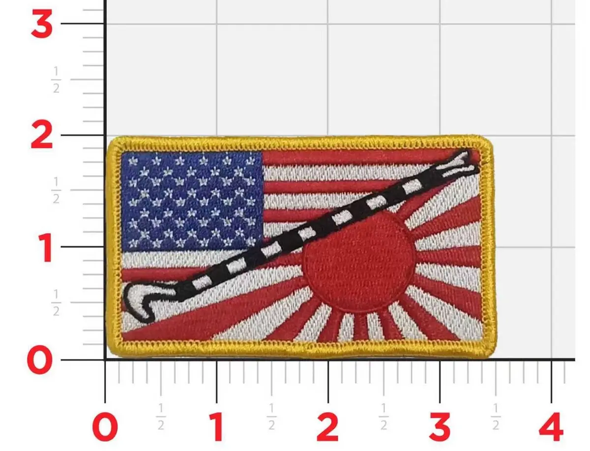 Usa & Japan Tailhook Flag Patch 1