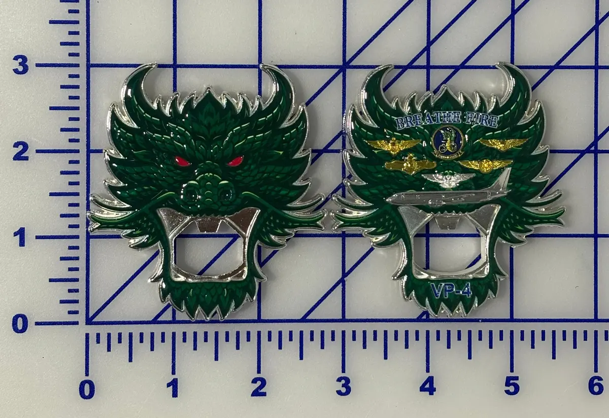 Official Vp-4 Skinny Dragons Coin 1