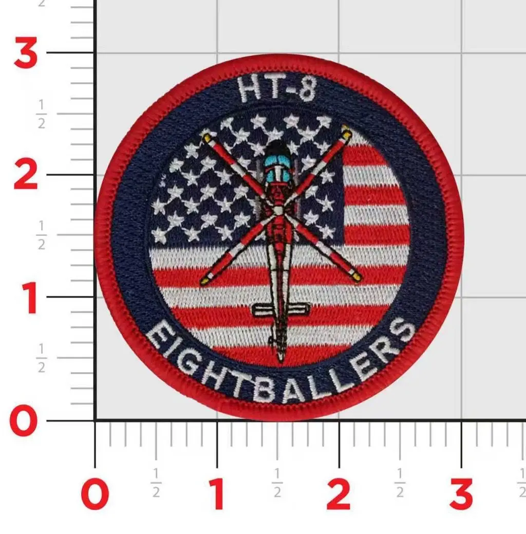 Official Ht-8 Eightballers Th-73 Thrasher Shoulder Patch 1