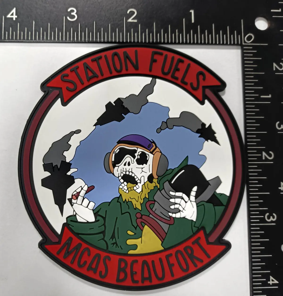Official Mcas Beaufort Station Fuels Pvc Patch 1