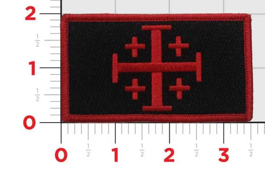 Jerusalem Cross Patch 1