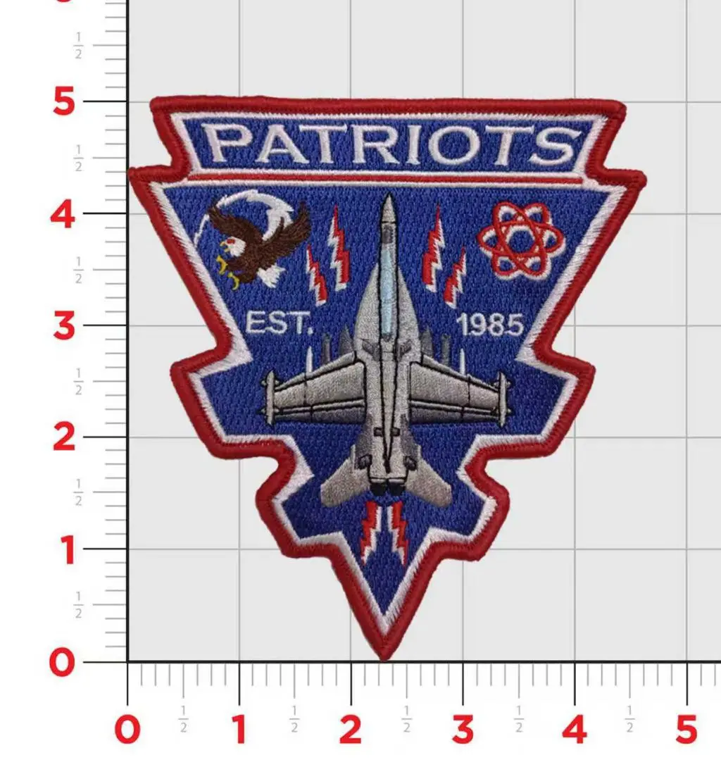 Official Vaq-140 Patriots Ea-18 Jacket Patch 1