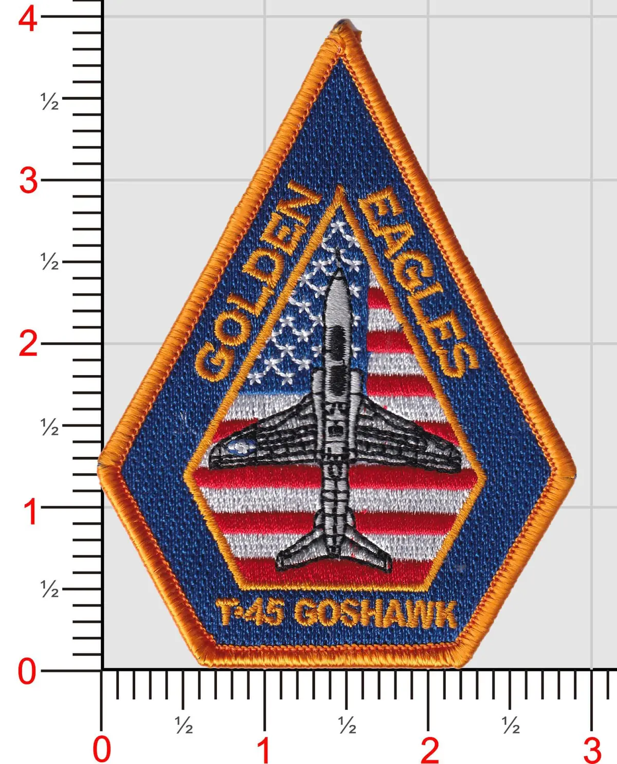 Official Vt-22 Golden Eagles T-45 Goshawk Coffin Patches 1