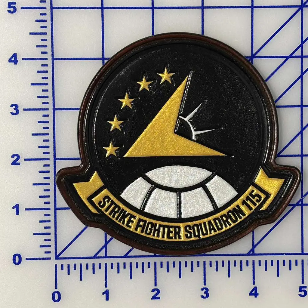 Officially Licensed Us Navy Vfa-115 Sunliners 2026 Leather Patch 1