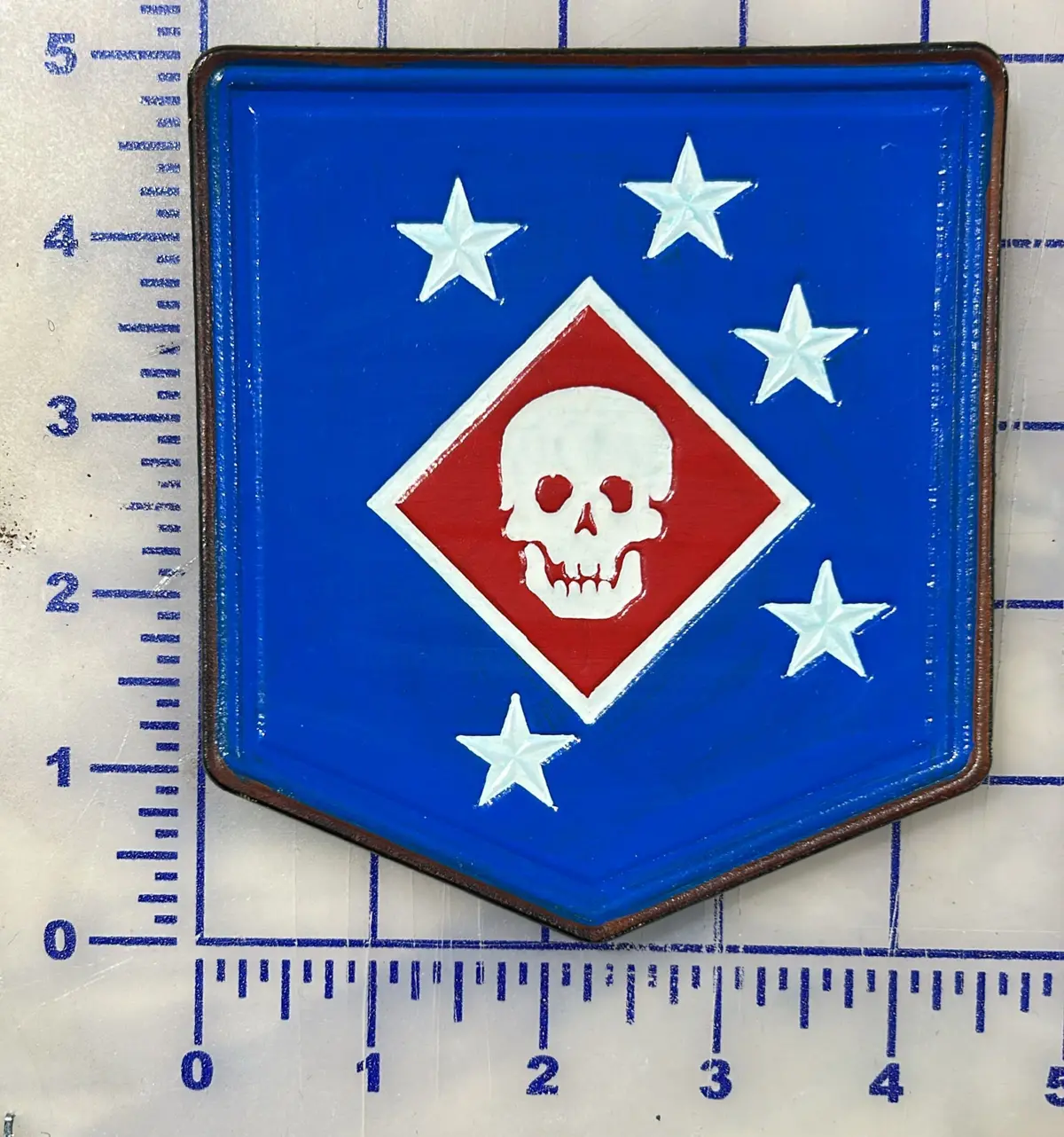 Officially Licensed Usmc Raider Battalion Leather Patches 1