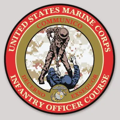 Officially Licensed Usmc Infantry Officer Course Sticker 1