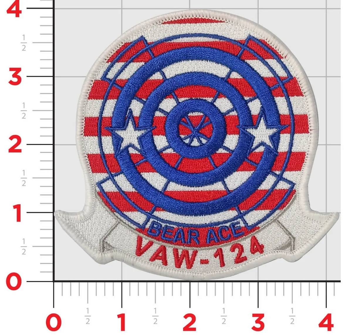 Official Vaw-124 Bear Aces Fourth Of July Patches 1