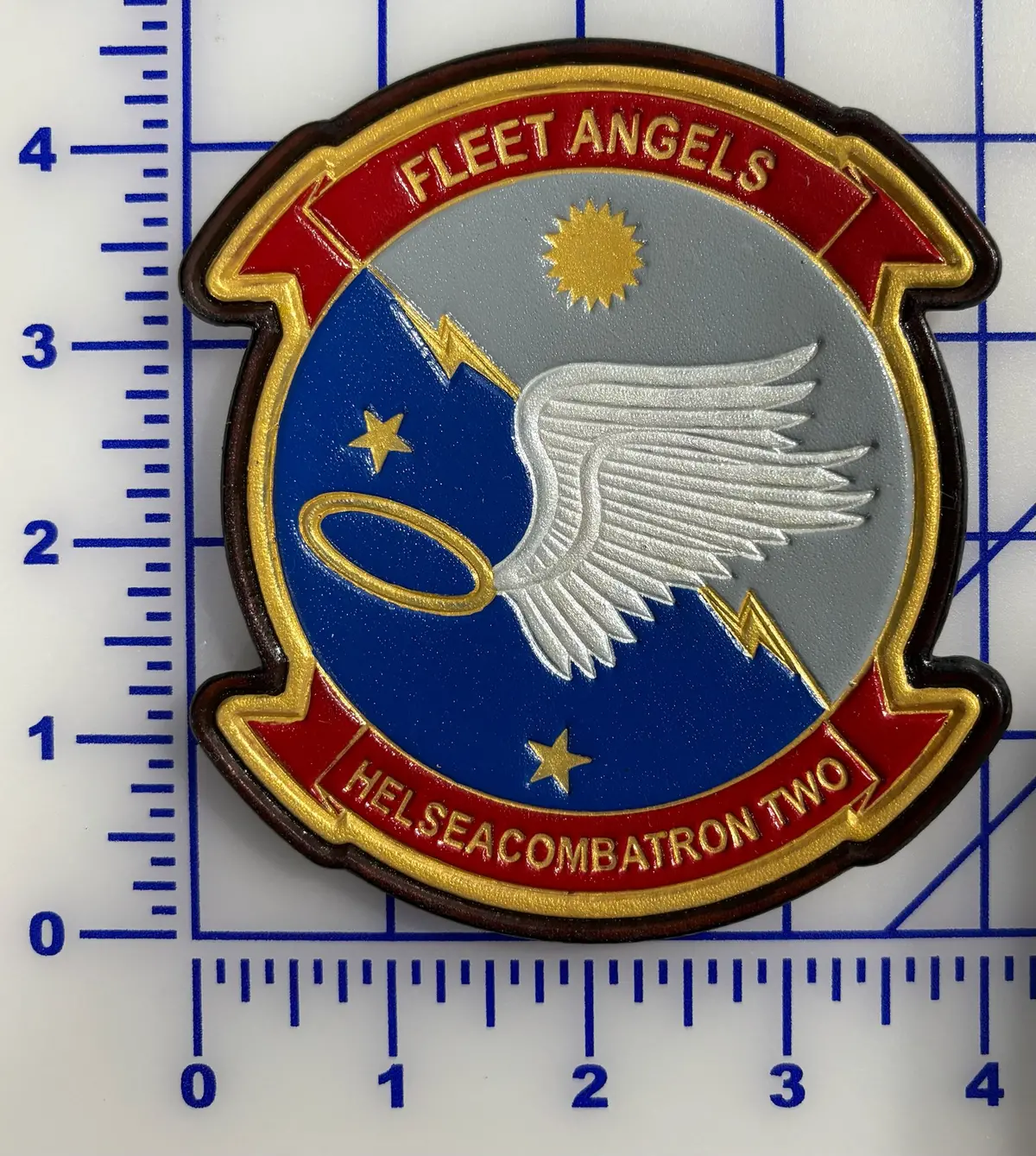 Officially Licensed Hc-2 Or Hsc-2 Fleet Angels Leather Patches 2