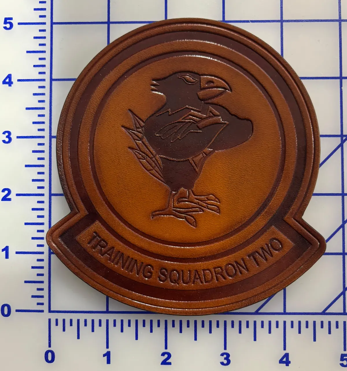 Officially Licensed Us Navy Vt-2 Doerbirds Leather Patch 2