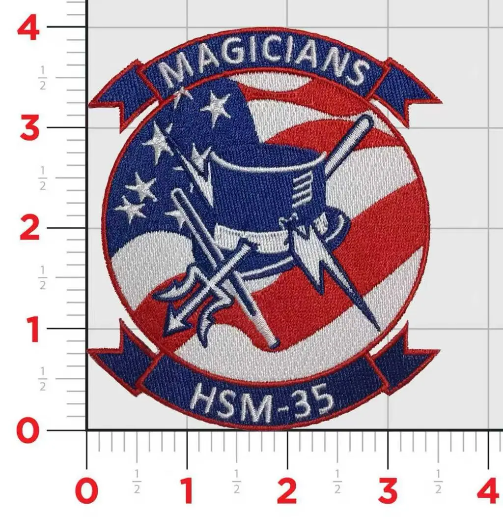 Officially Licensed Us Navy Hsm-35 Magicians Patch 3
