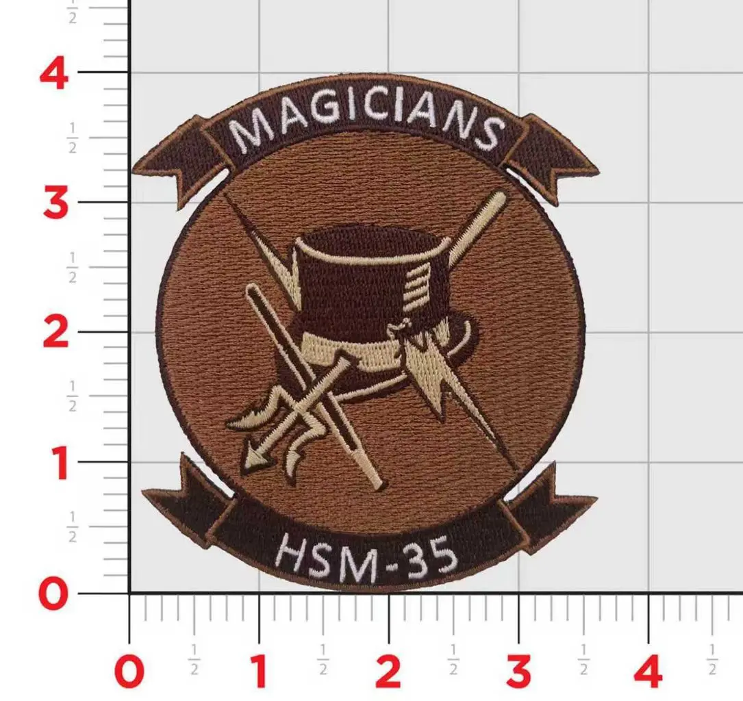 Officially Licensed Us Navy Hsm-35 Magicians Patch 4