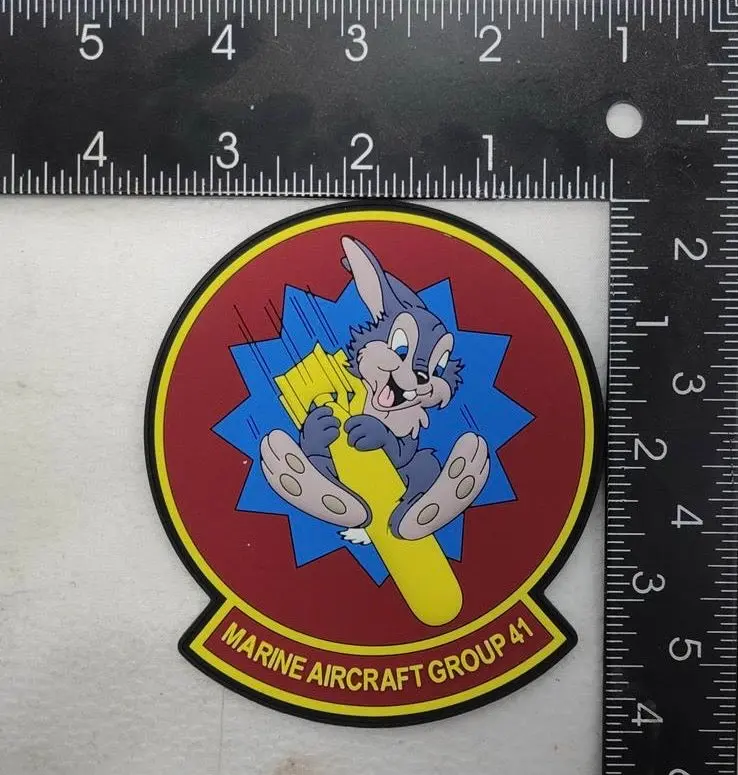 Officially Licensed Usmc Mag-41 Bunny Pvc Patch 1