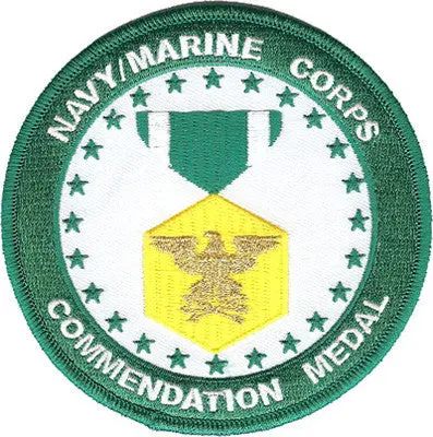 Navy And Marine Corps Commendation Medal Patch 1