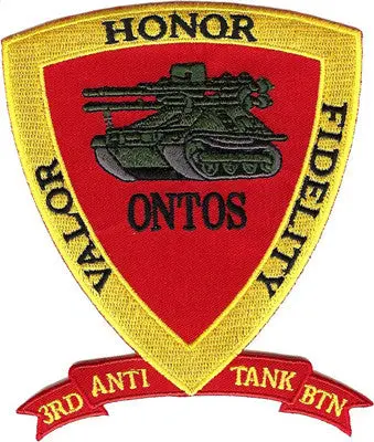 Officially Licensed Usmc 3Rd Anti-Tank Battalion Patch 1