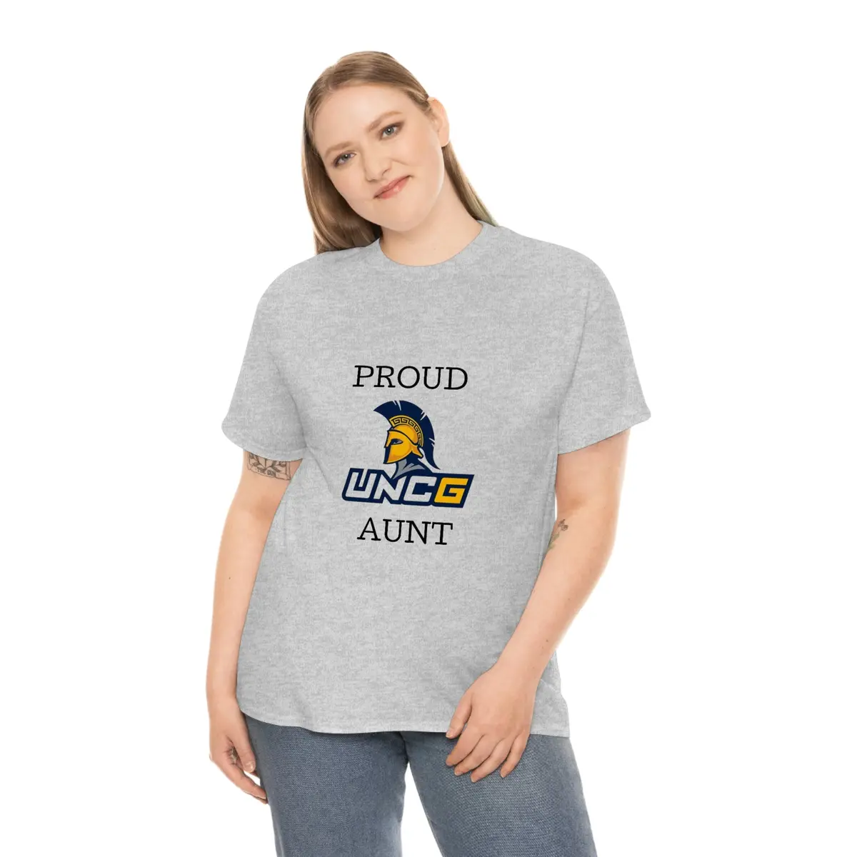Proud Uncg Aunt Cotton Tee 1