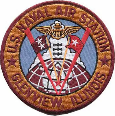 Officially Licensed Naval Air Station Nas Glenview Patch 1