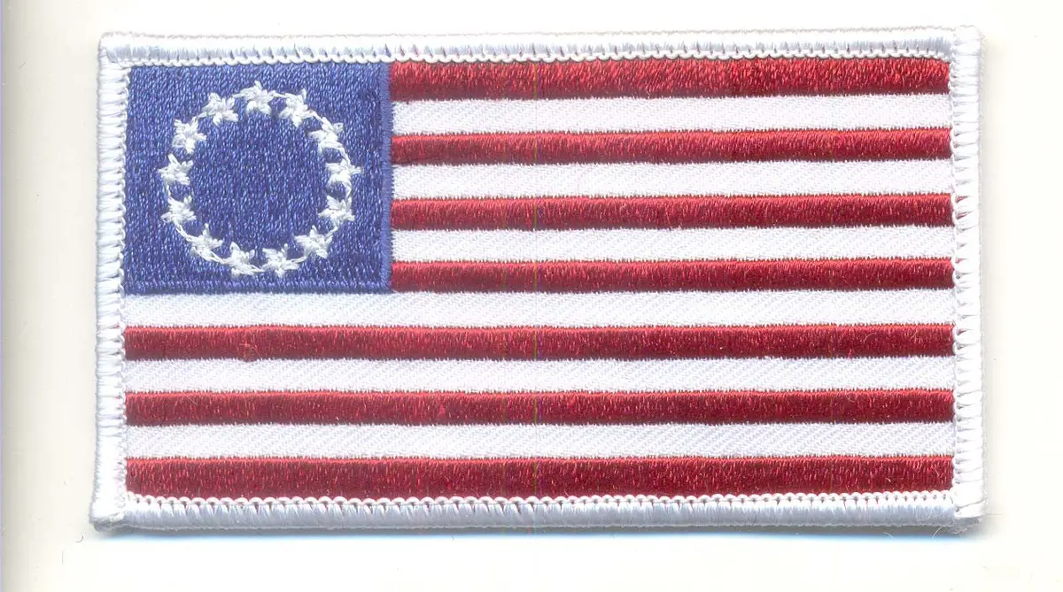 Betsy Ross  Flag Patch 1